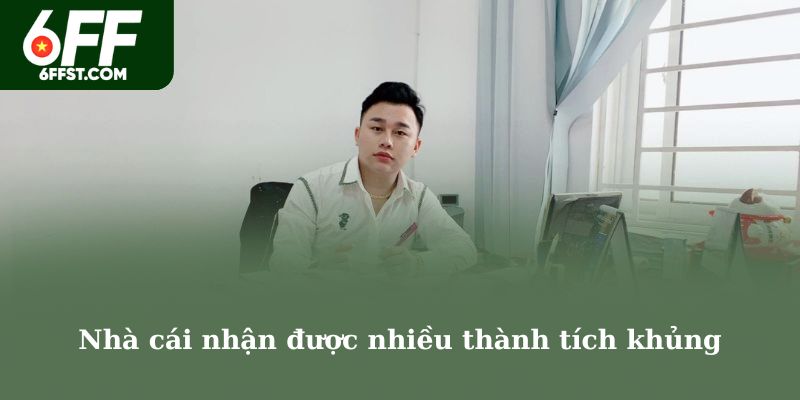 Nhà cái nhận được nhiều thành tích khủng