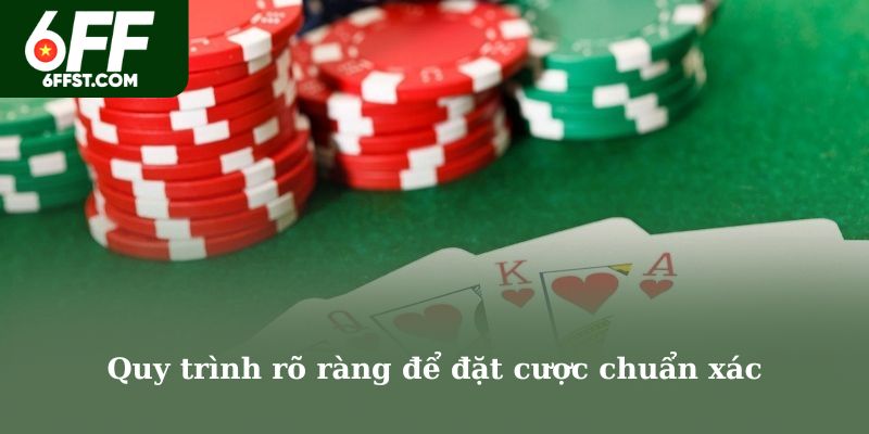 Quy trình rõ ràng để đặt cược chuẩn xác